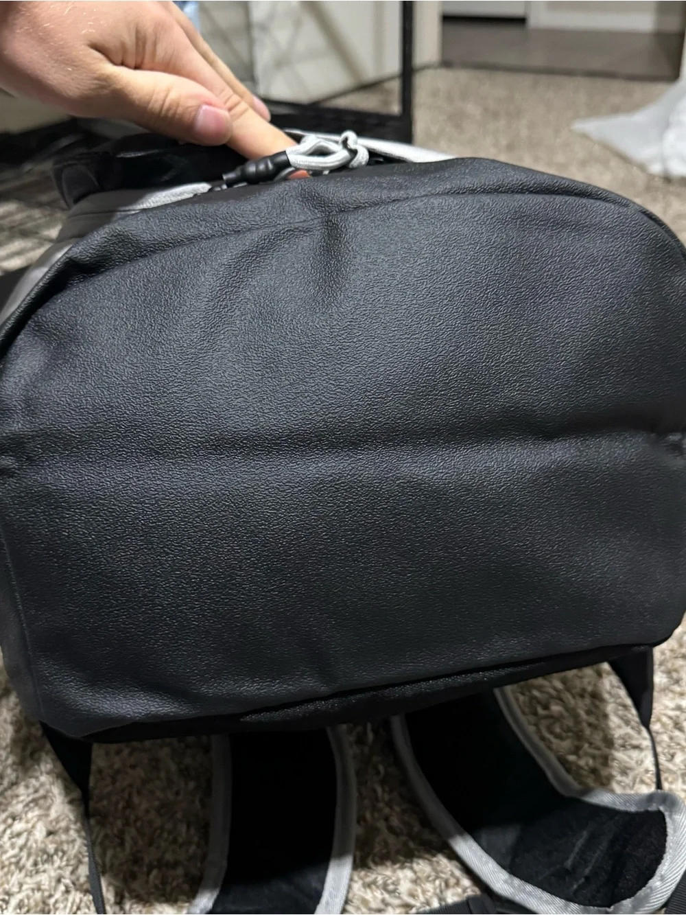 Nike Gray and Black Elite Backpack